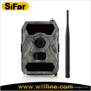 Battery operated PIR motion detection outdoor wireless 3G camera for hunting and security